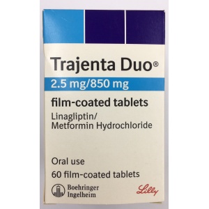 TRAJENTA DOU 糖倍平膜衣錠 2.5/850mg 60t/盒 百靈佳*高關注類別*